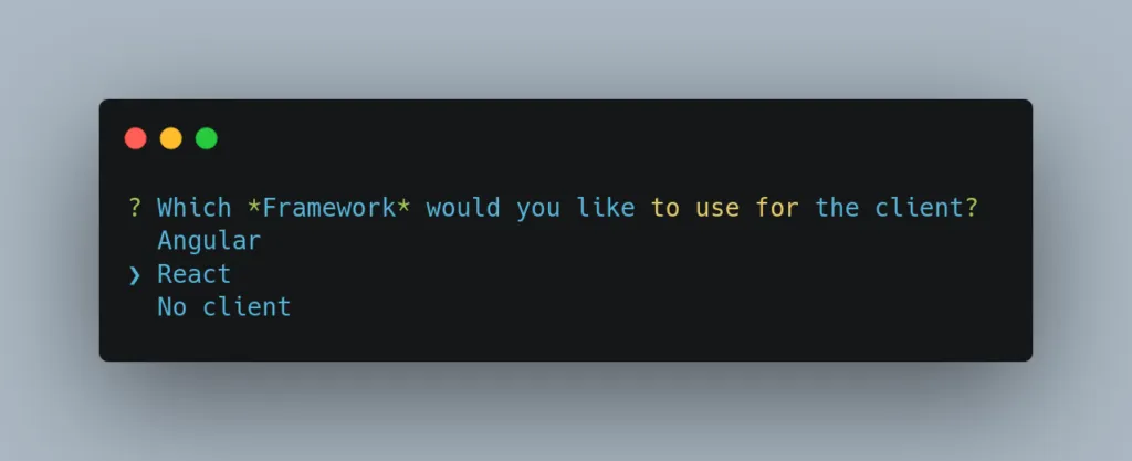 Front-End Options