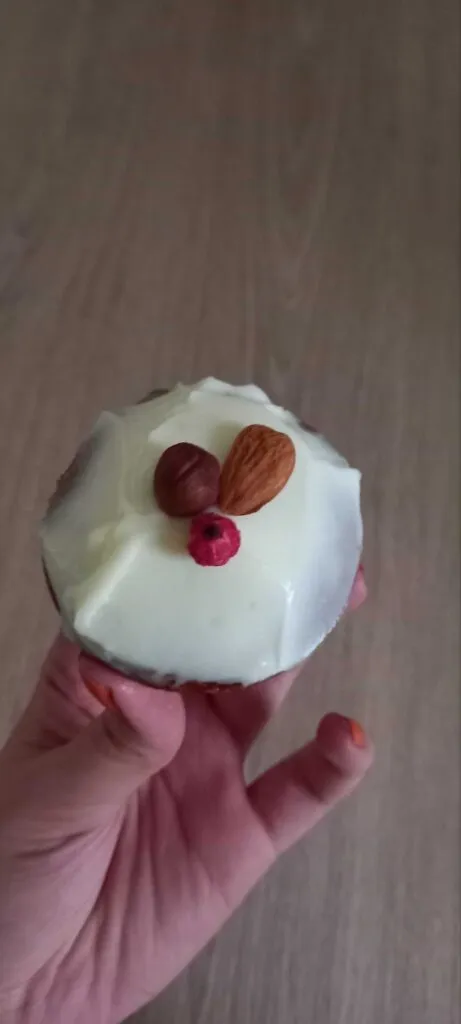 Petit gâteau citrouille-cranberry