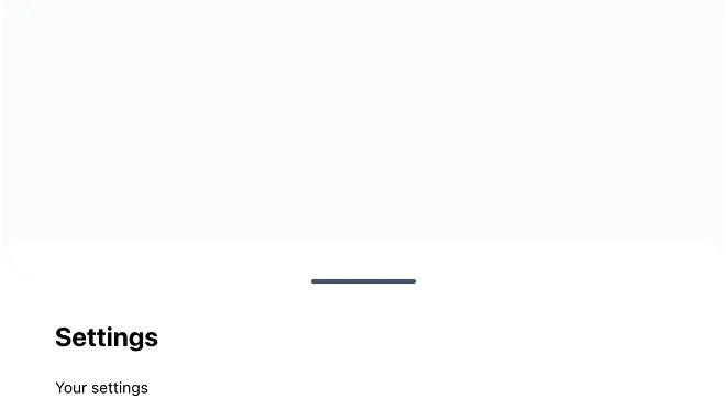 Exemple de DraggableModal
