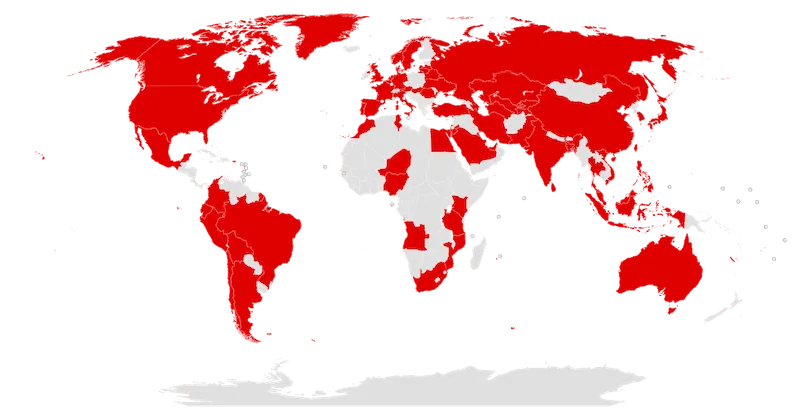 WannaCry mapmonde