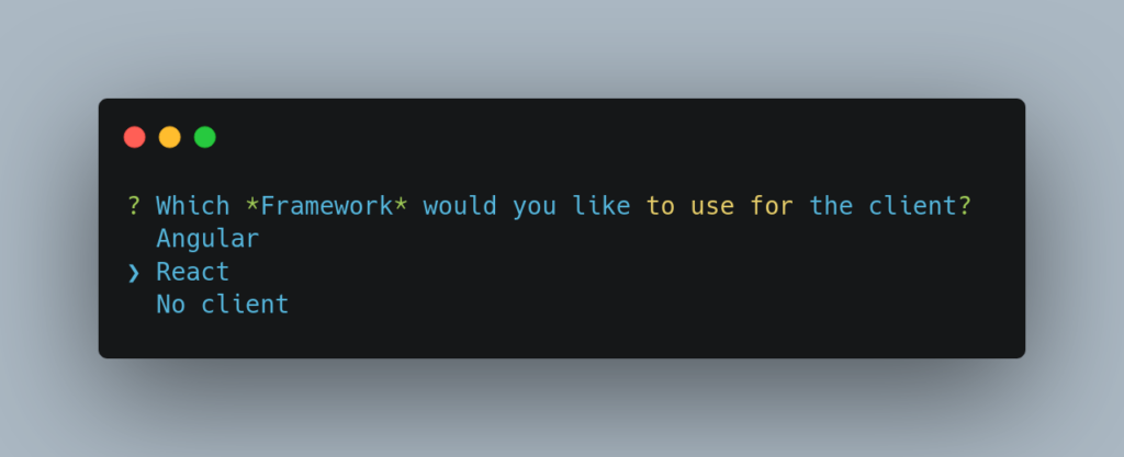 Front-End Options