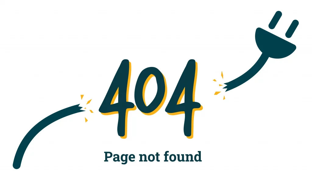 illustration d'une erreur 404